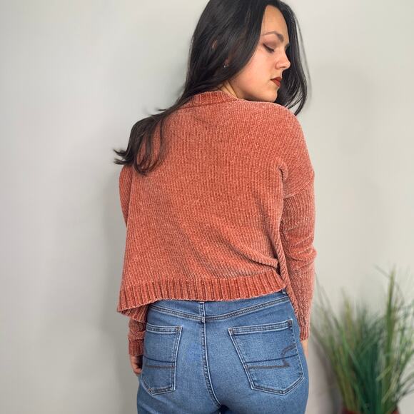 Aerie Light Red Super Soft Crewneck Sweater - Picture 4 of 8